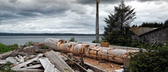 Haida Carving in Masset from https://www.4canoes.org/