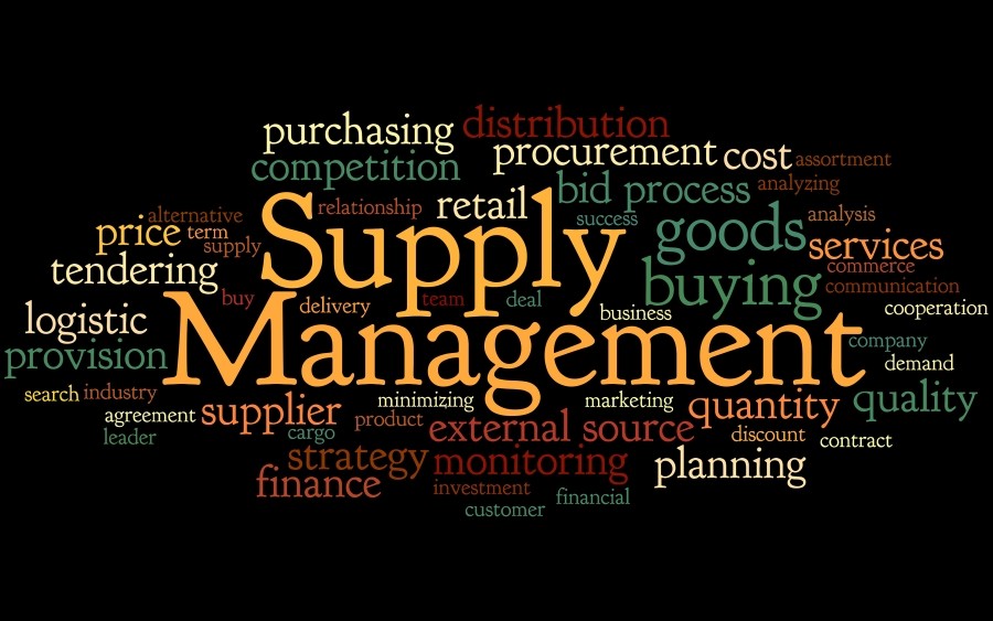 Supply Management Word Cloud