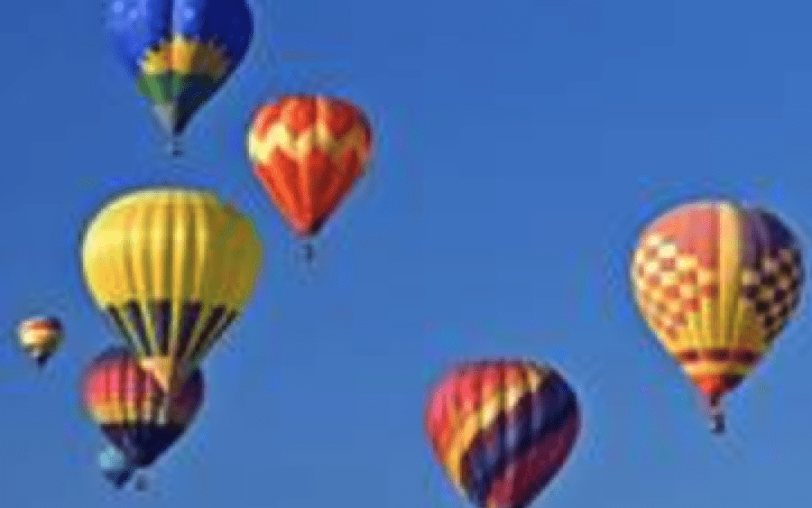 Hot air balloons 